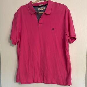Original Penguin Men's Pink Polo Shirt